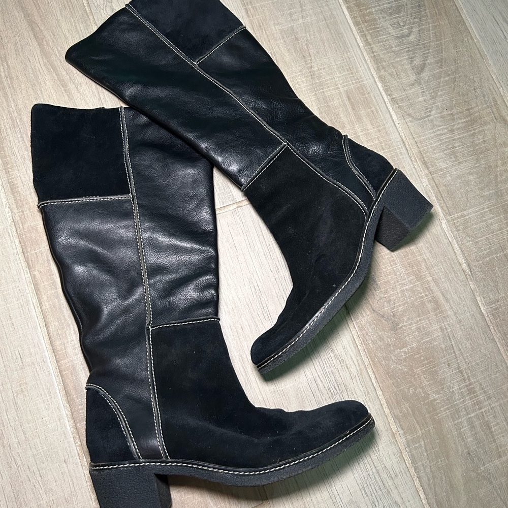 Black Knee-High Women's Boots